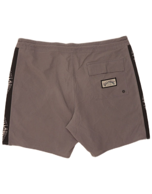 Billabong Herre grafiske svømmeshorts, store grå farveblok polyester