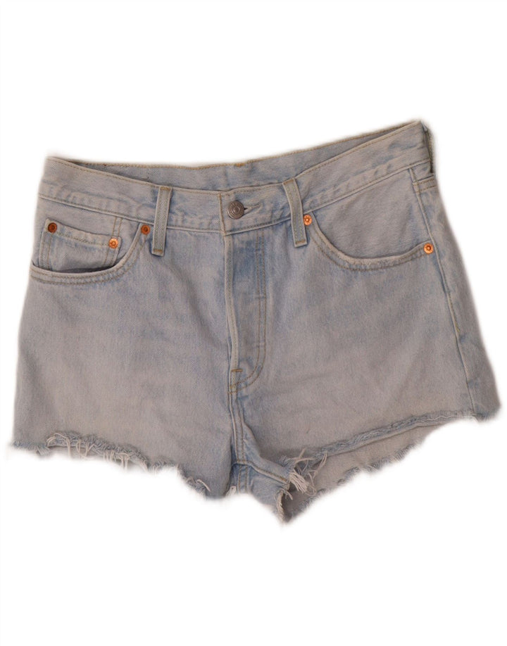 LEVI'S Womens 501 Denim Shorts W28 Medium  Blue Cotton