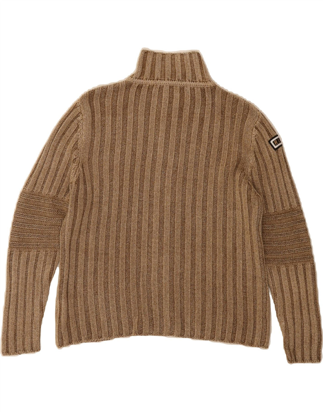 RICHMOND Boys Cardigan Sweater 6-7 Years Brown Wool Vintage Richmond and Second-Hand Richmond from Messina Hembry 