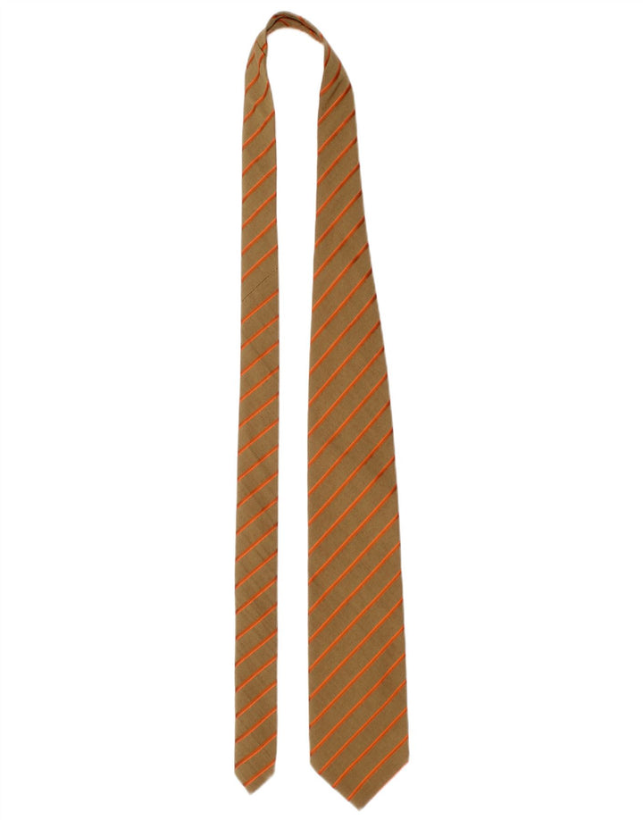 Hugo Boss Herre slips One Size Beige Stribet Silke Classic