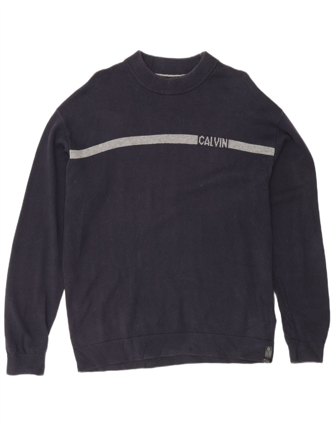 Calvin Klein Jeans Herre Crew Neck Jumper Sweater Small Navy Blue