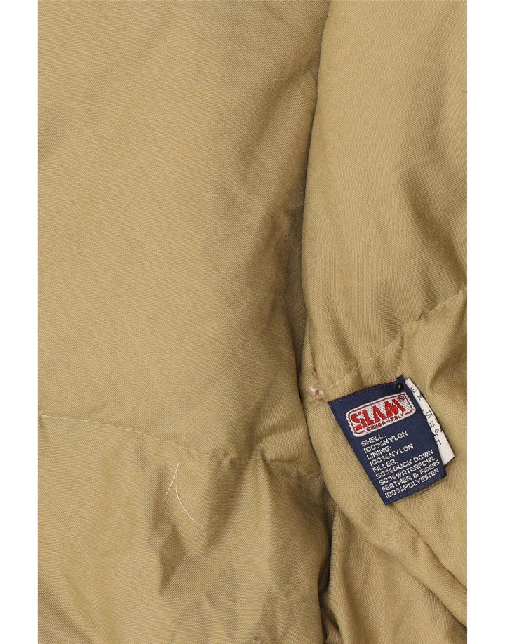 Slam Dame Hætte Oversized Polstret Jakke UK 14 Medium Sort Nylon