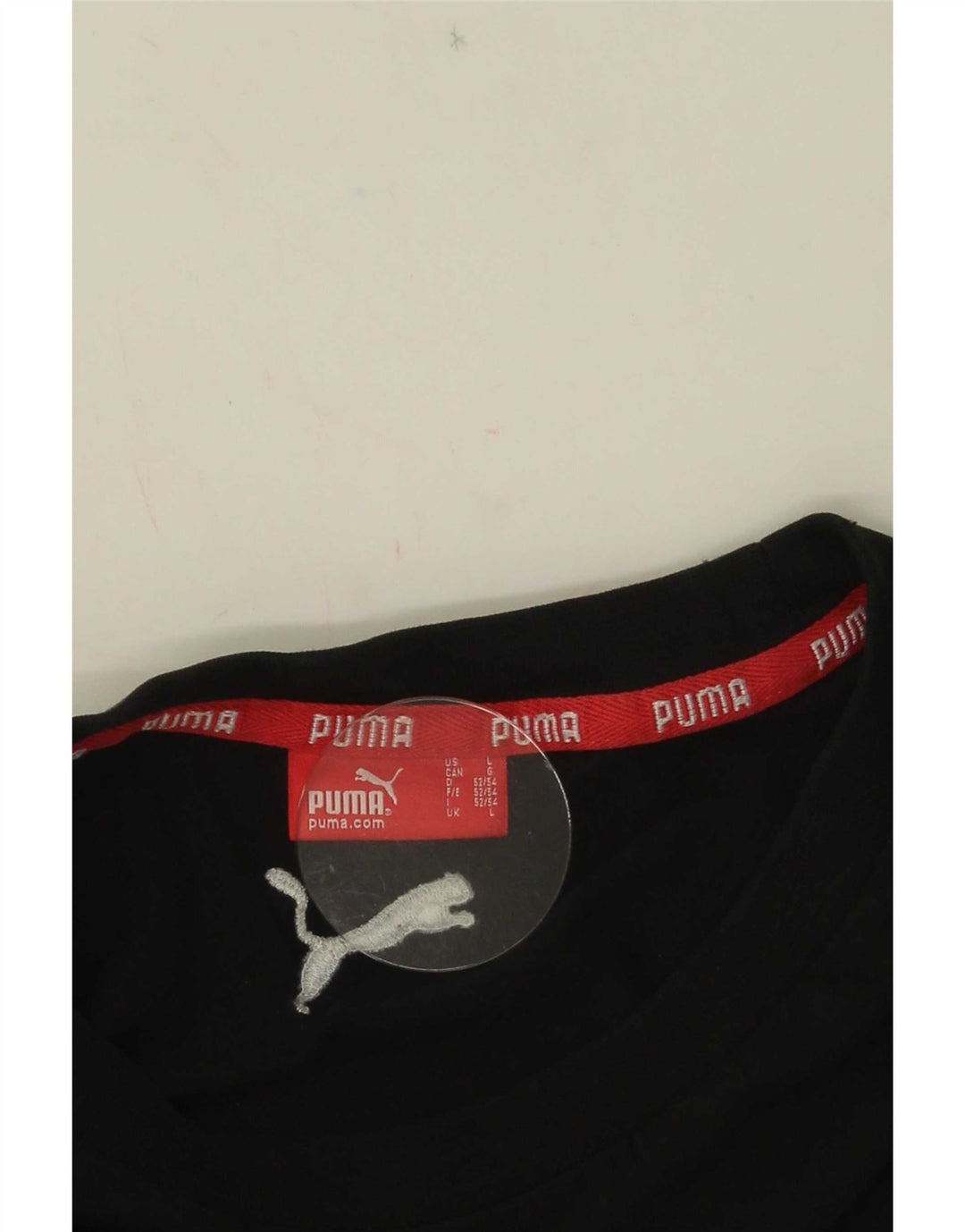 Puma Herre Grafisk T-Shirt Top Stor Sort