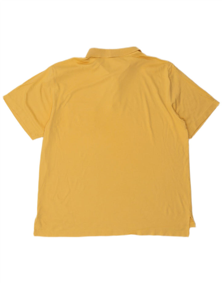 L.L.BEAN Poloshirt til mænd XL Gul bomuld