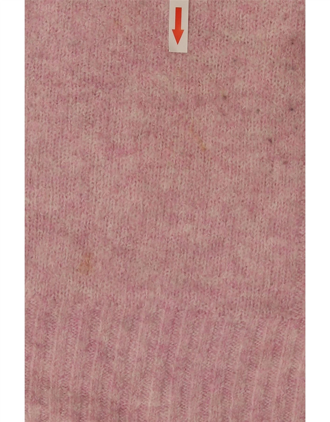 Marks & Spencer dame sweater med rund hals, lille pink akryl