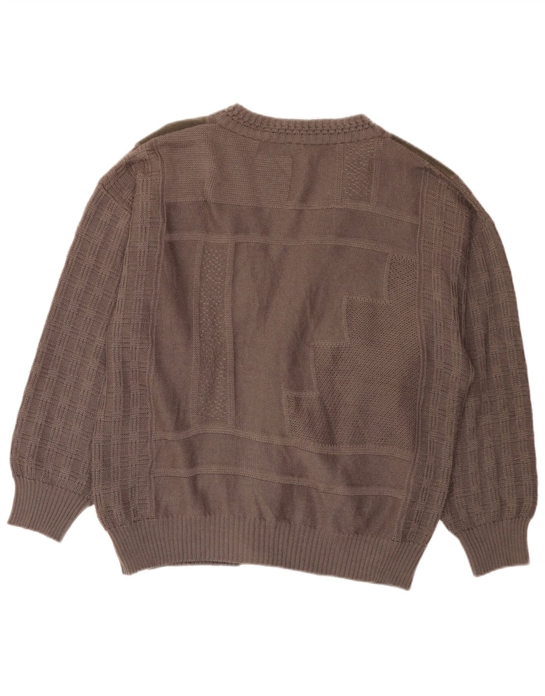 Walbusch Herre Cardigan Sweater IT 54 XL Grå Colourblock