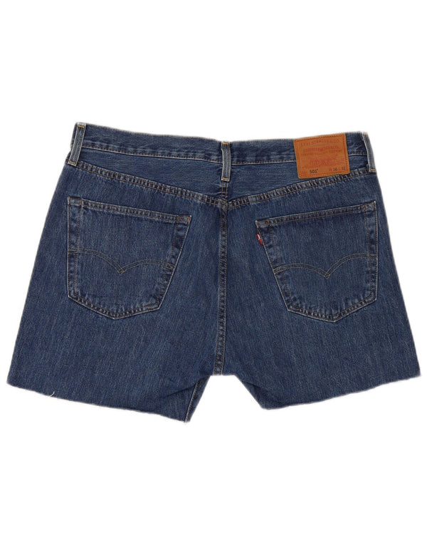 Levi's Herre 501 denimshorts W36 Large Blue Cotton