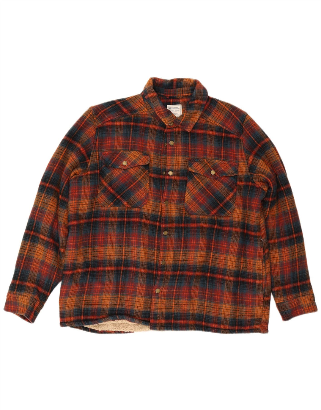 Mountain Warehouse Herre skovhugger Flanelskjorte Stor flerfarvet ternet