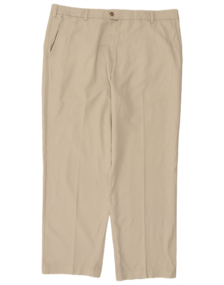 Izod Lige Chino-bukser til mænd W36 L32 Off White polyester