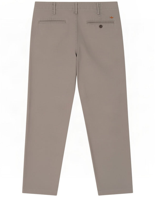 Dockers Mens Straight Chino Trousers W34 L30 Grey Cotton