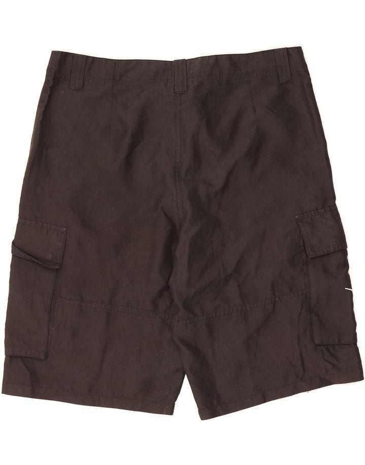 DIADORA Mens Cargo Shorts Small W32  Black Polyester Vintage Diadora and Second-Hand Diadora from Messina Hembry 