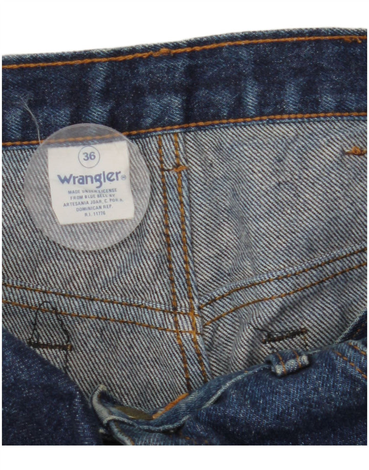 WRANGLER Straight jeans til mænd W36 L29 Marineblå