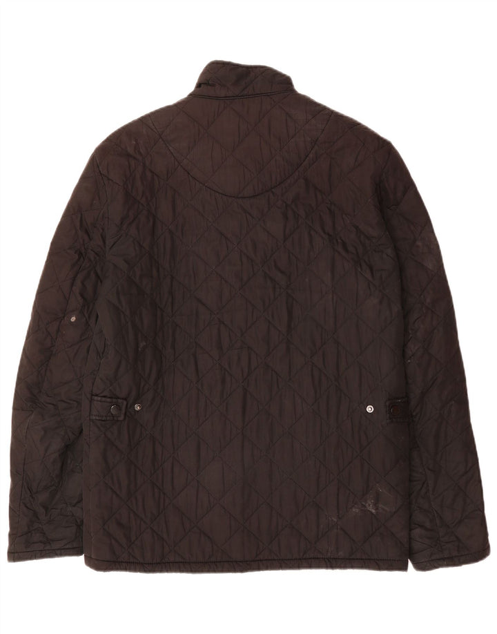 BARBOUR Herre quiltet jakke UK 36 Small Black