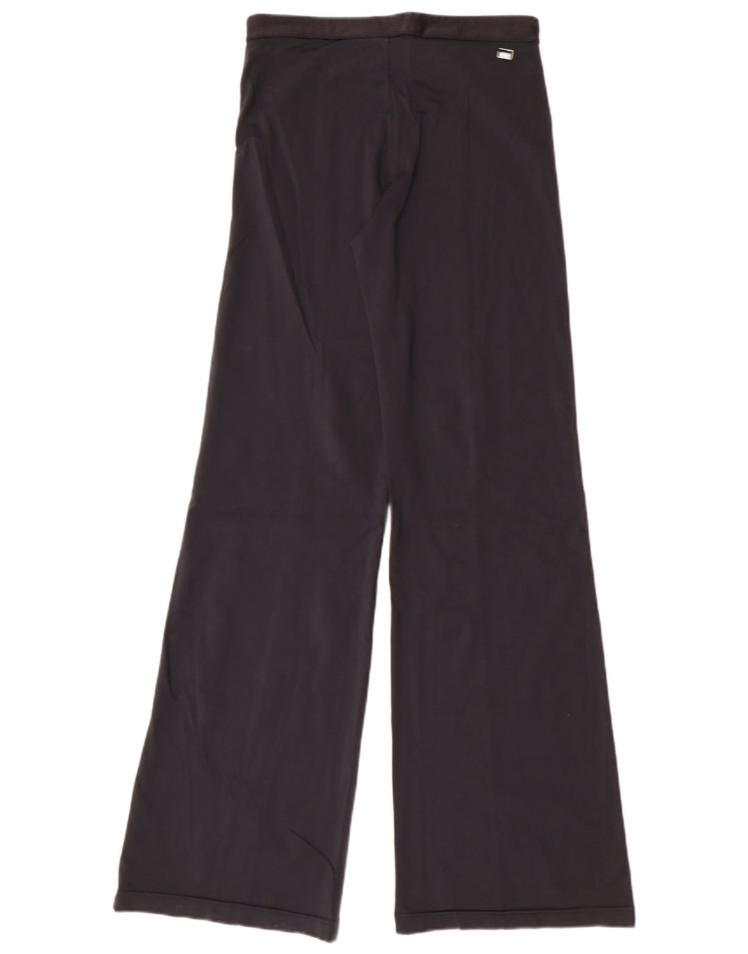 Adidas Womens Wide Leg Træningsdragt Bukser UK 14 Medium Sort Polyamid