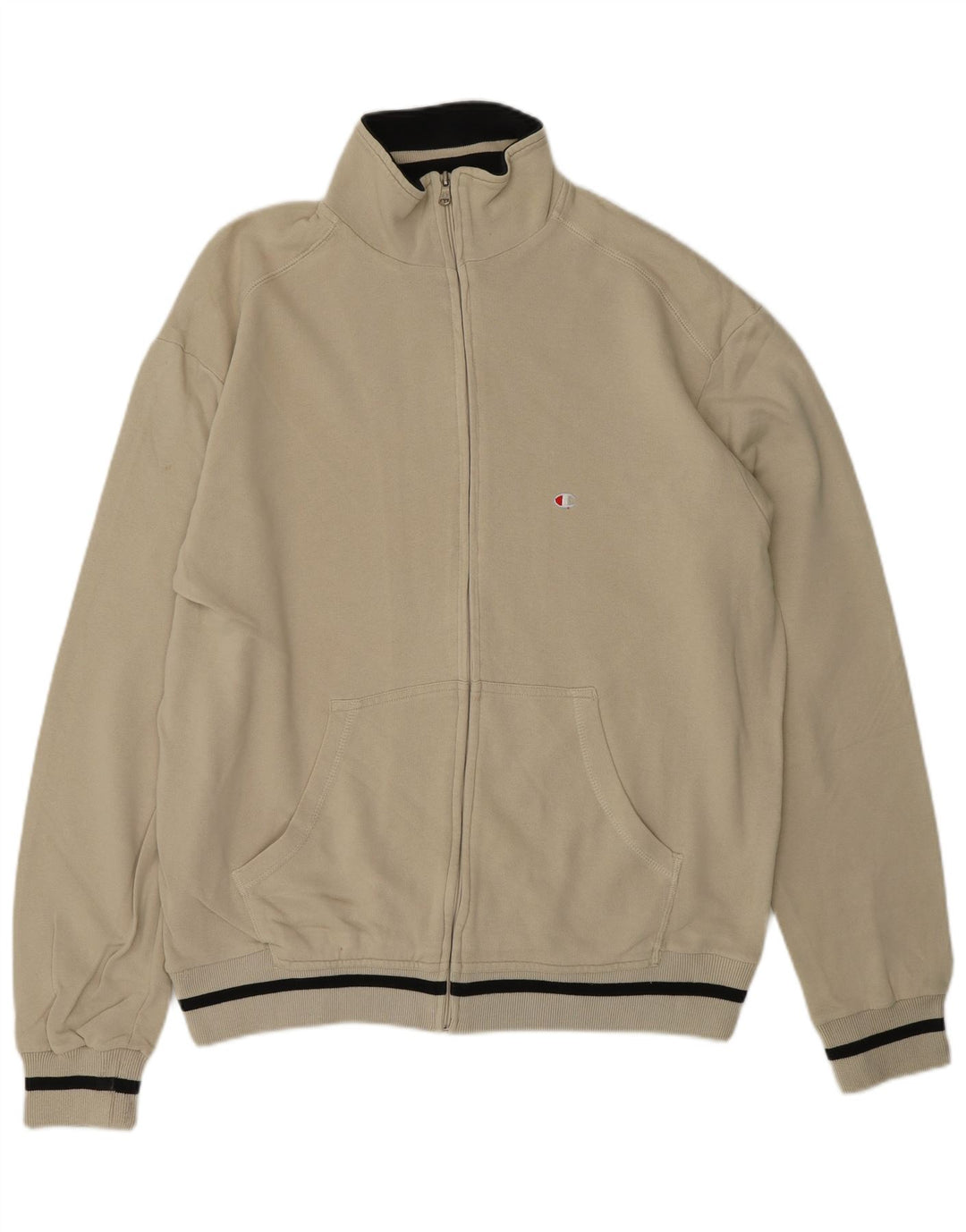CHAMPION Træningsdragt til mænd Topjakke XL Beige Bomuld