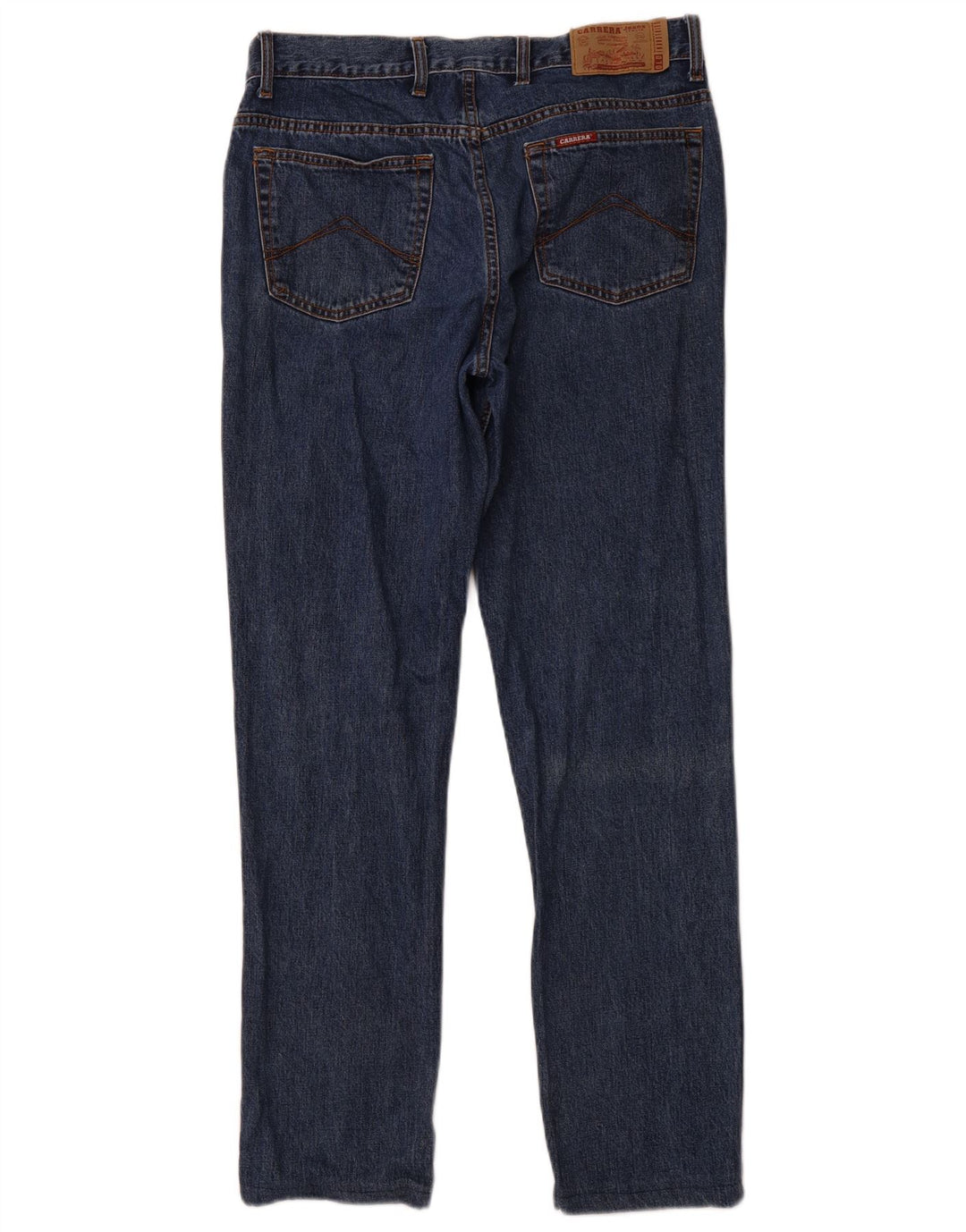 CARRERA Herre 700 Straight Jeans IT 50 Large W34 L30 Marineblå Bomuld