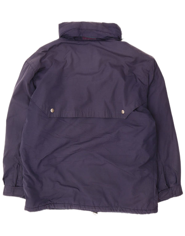 Fila Mens Magic Line Windbreaker Jacket UK 44 2XL Navy Blue Polyester