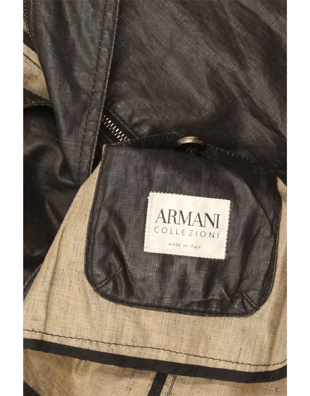 Armani Collezioni Herre 2-knaps blazerjakke UK 38 Medium Sort