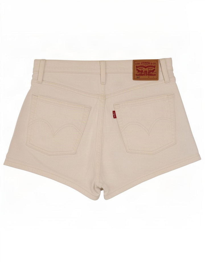 Levi's Womens 501 denimshorts Små W27 hvid bomuld