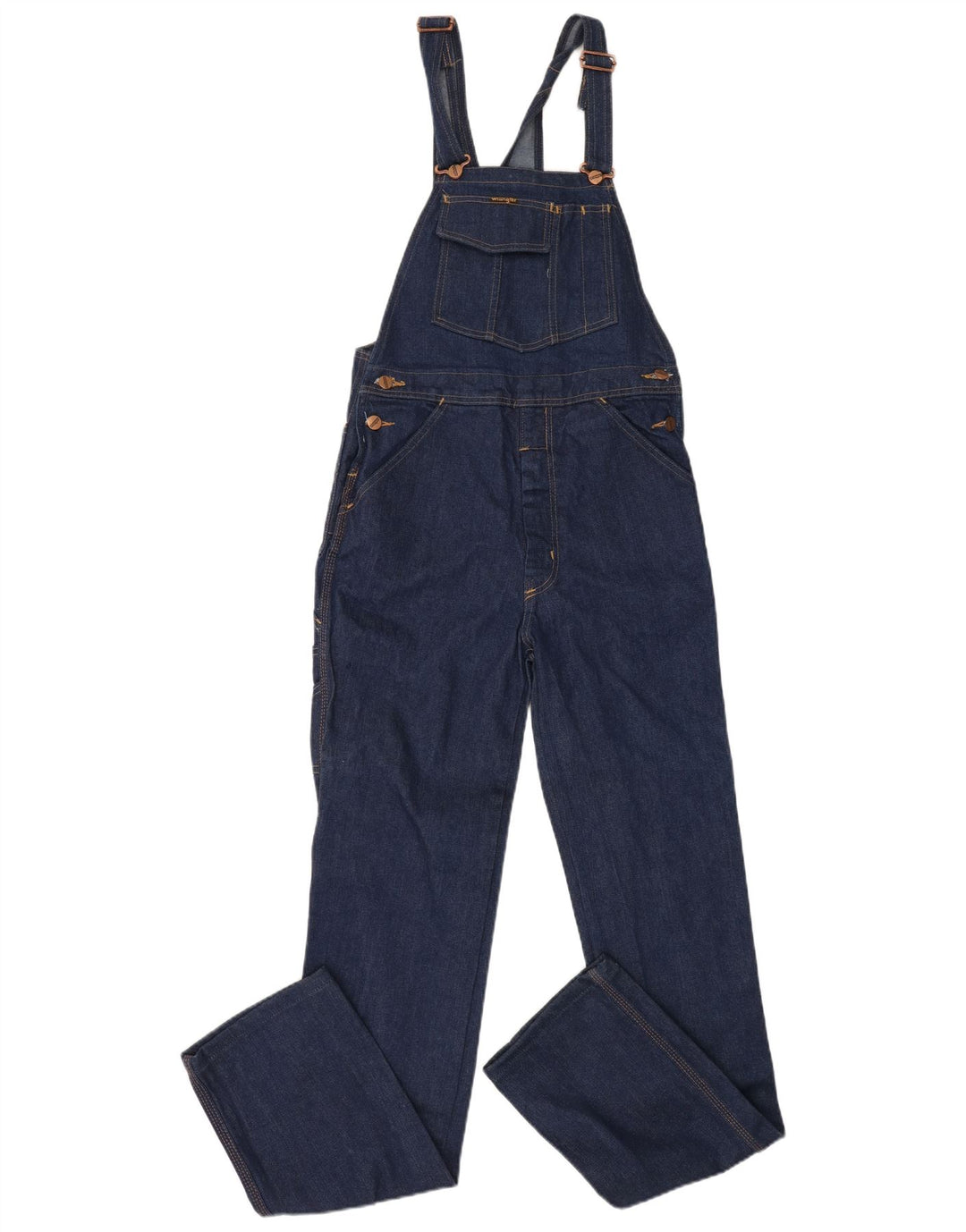 WRANGLER Dungarees til mænd Lige jeans W29 L36 marineblå bomuld