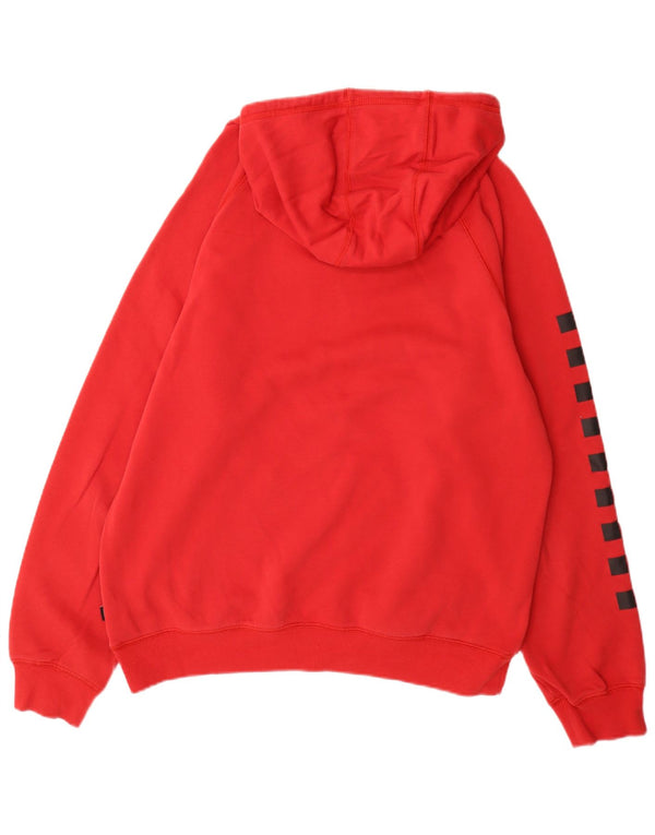 Vans Mens Versa Graphic Hoodie Jumper Large Red Cotton
