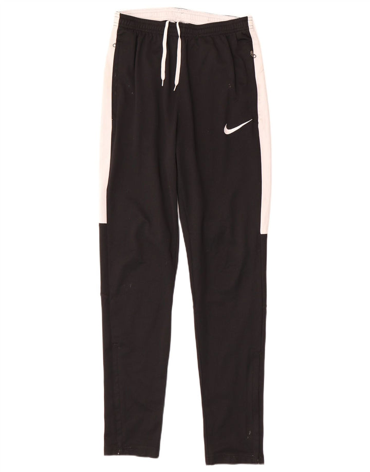Nike Herre Dri Fit træningsdragt Bukser Small Black Colourblock Polyester