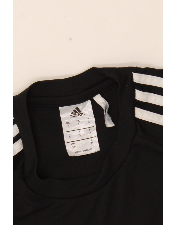 ADIDAS Herre Climalite T-Shirt Top Lille Sort Colourblock