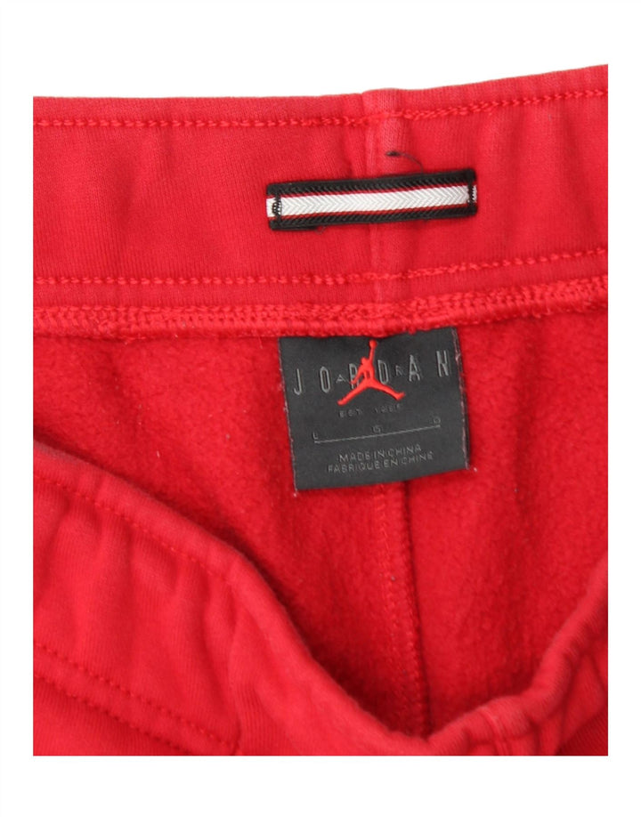 Jordan Sportsshorts til mænd store røde bomuld