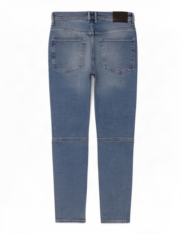 Zara Herre Tapered Jeans EU 44 Large W34 L28 Blå Bomuld