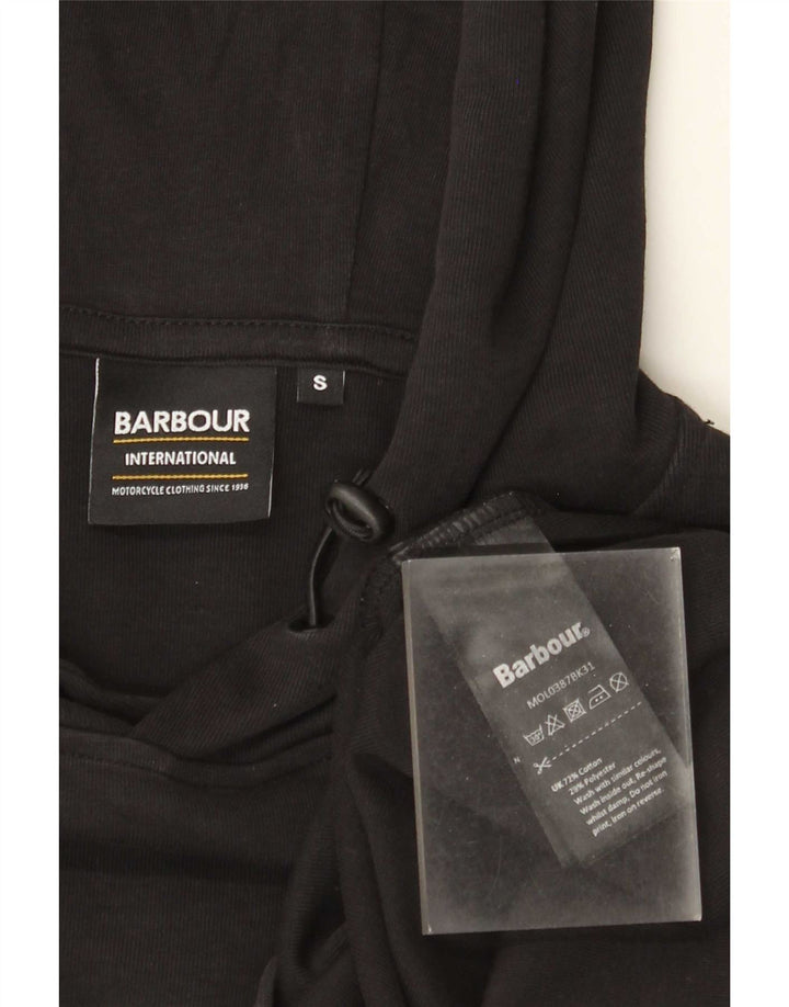 Barbour Grafisk hættetrøje til mænd, lille sort bomuld