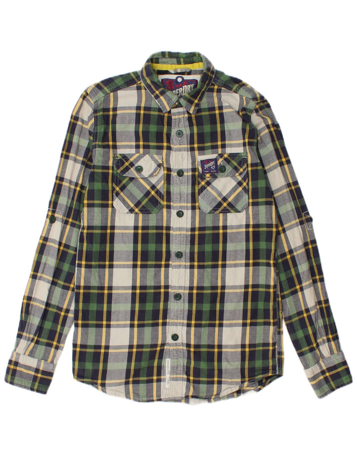 Superdry Herre Classics ternet flannelskjorte Lille flerfarvet ternet