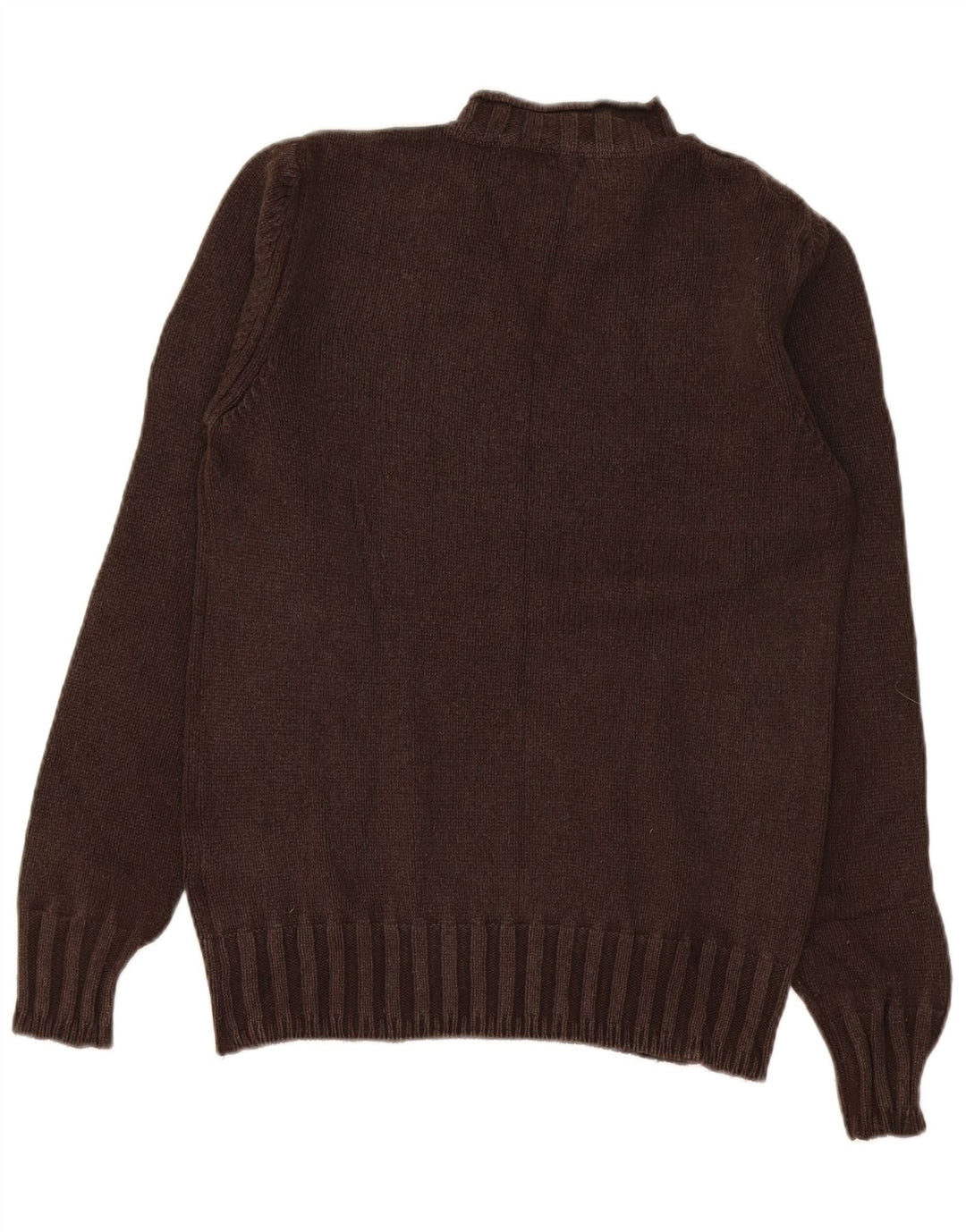 Murphy & Nye Herre Turtle Neck Jumper Sweater Medium Brun Uld