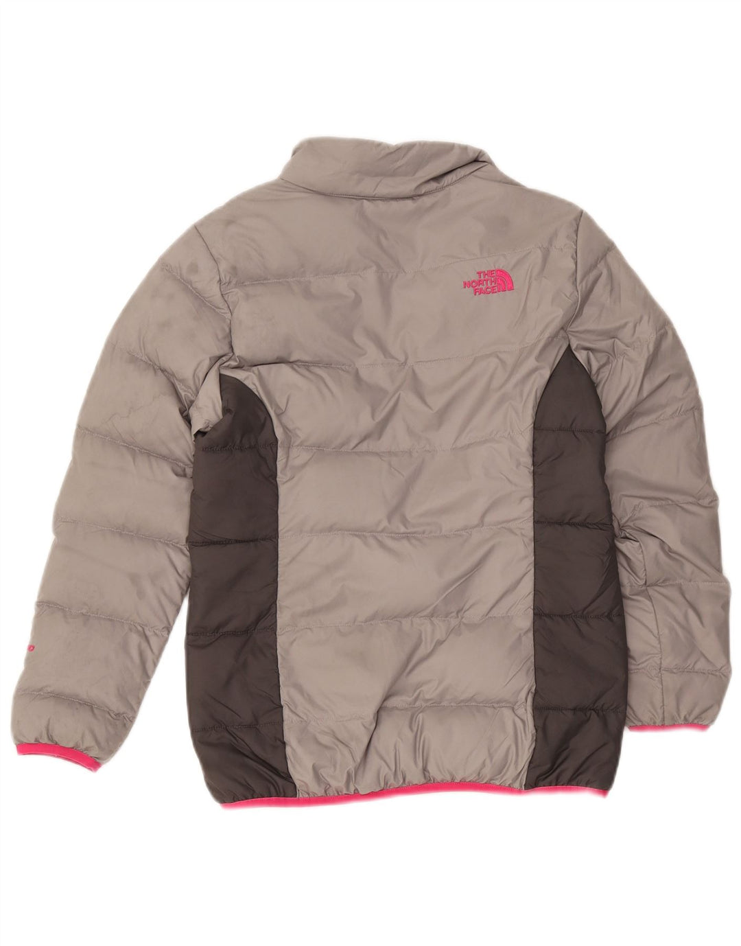 The North Face piger polstret jakke 11-12 år stor grå farveblok