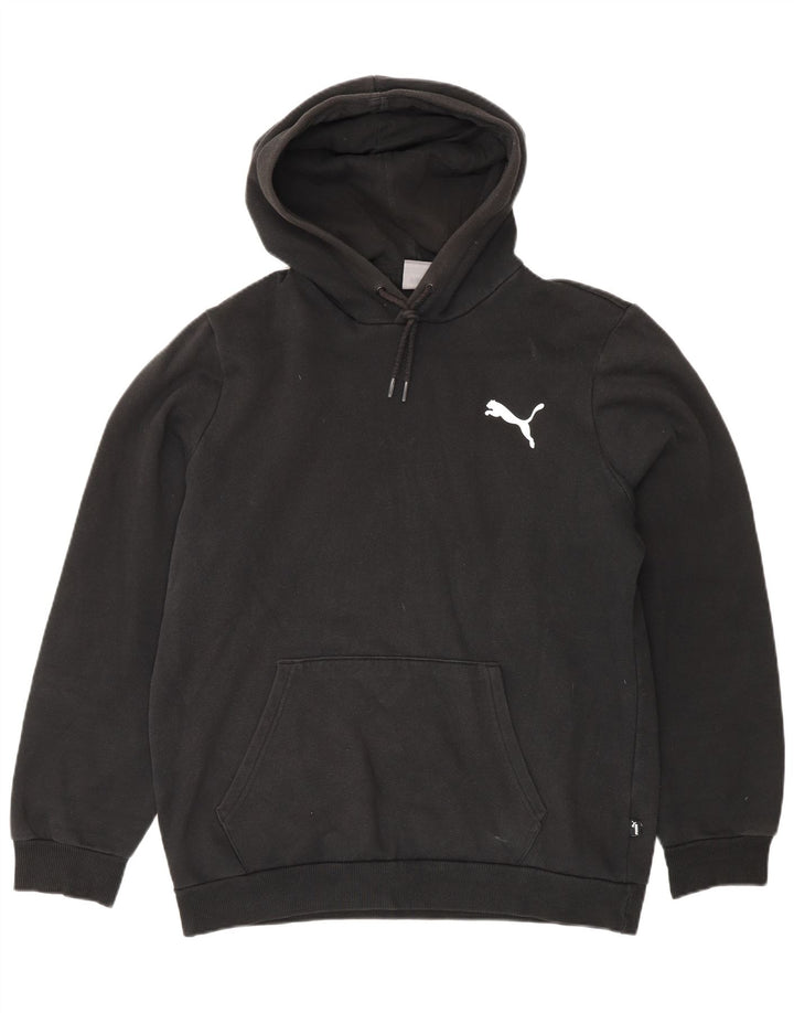 Puma Herre hættetrøje Jumper Medium Sort Bomuld