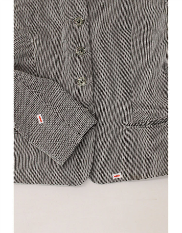 ANTICOLI Womens 2 Piece Skirt Set UK 12 Medium W28  Grey Herringbone Vintage ANTICOLI and Second-Hand ANTICOLI from Messina Hembry 