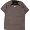 Nike Herre Dri Fit T-Shirt Top Stor Grå Colourblock Polyester