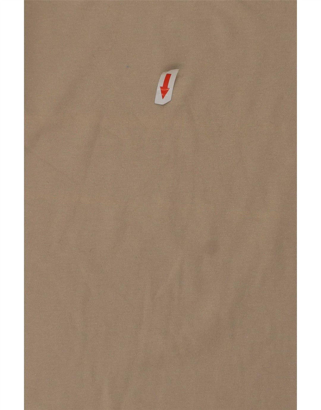 Jack Wolfskin Herre grafisk T-shirt Top Medium Beige Bomuld