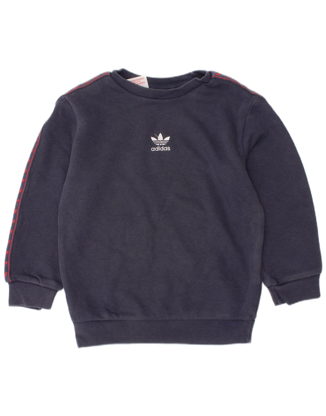 Adidas drenge grafisk sweatshirt trøje 2-3 år marineblå bomuld