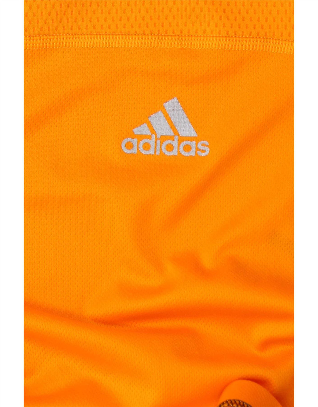 Adidas Herre T-Shirt Top Medium Orange Colourblock