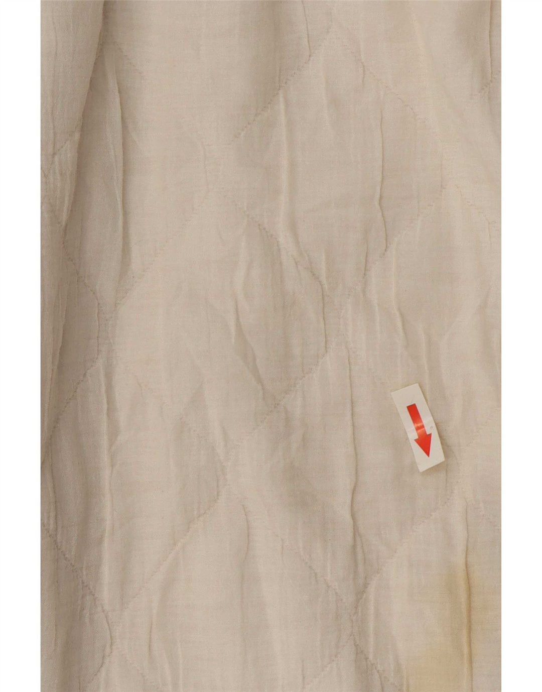 Zara Womens Full Zip Dress UK 14 Medium Off White Bomuld