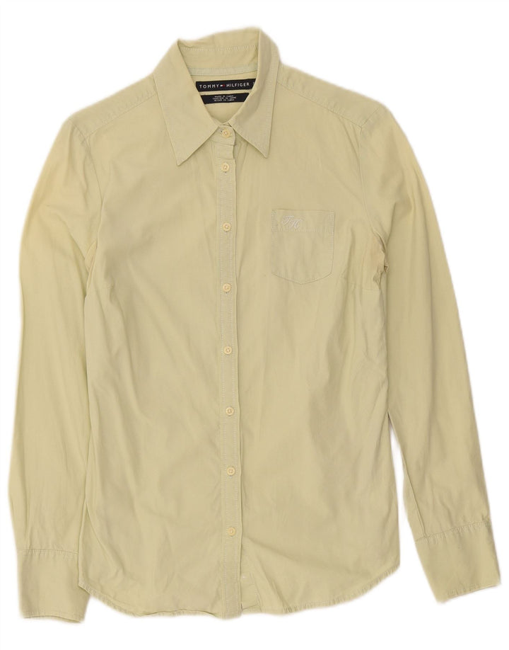 Tommy Hilfiger Dameskjorte UK 10 Lille Gul