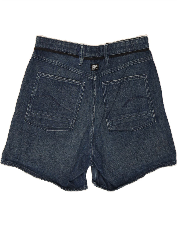 G-STAR Womens Denim Shorts W28 Medium Navy Blue Cotton Vintage G-Star and Second-Hand G-Star from Messina Hembry 