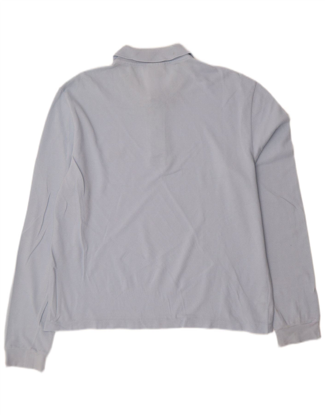 LACOSTE Langærmet poloshirt til mænd str. 4 Medium blå bomuld