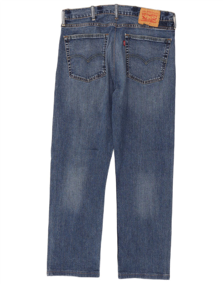 Levi's Herre 518 Straight Jeans W38 L29 Blå Bomuld