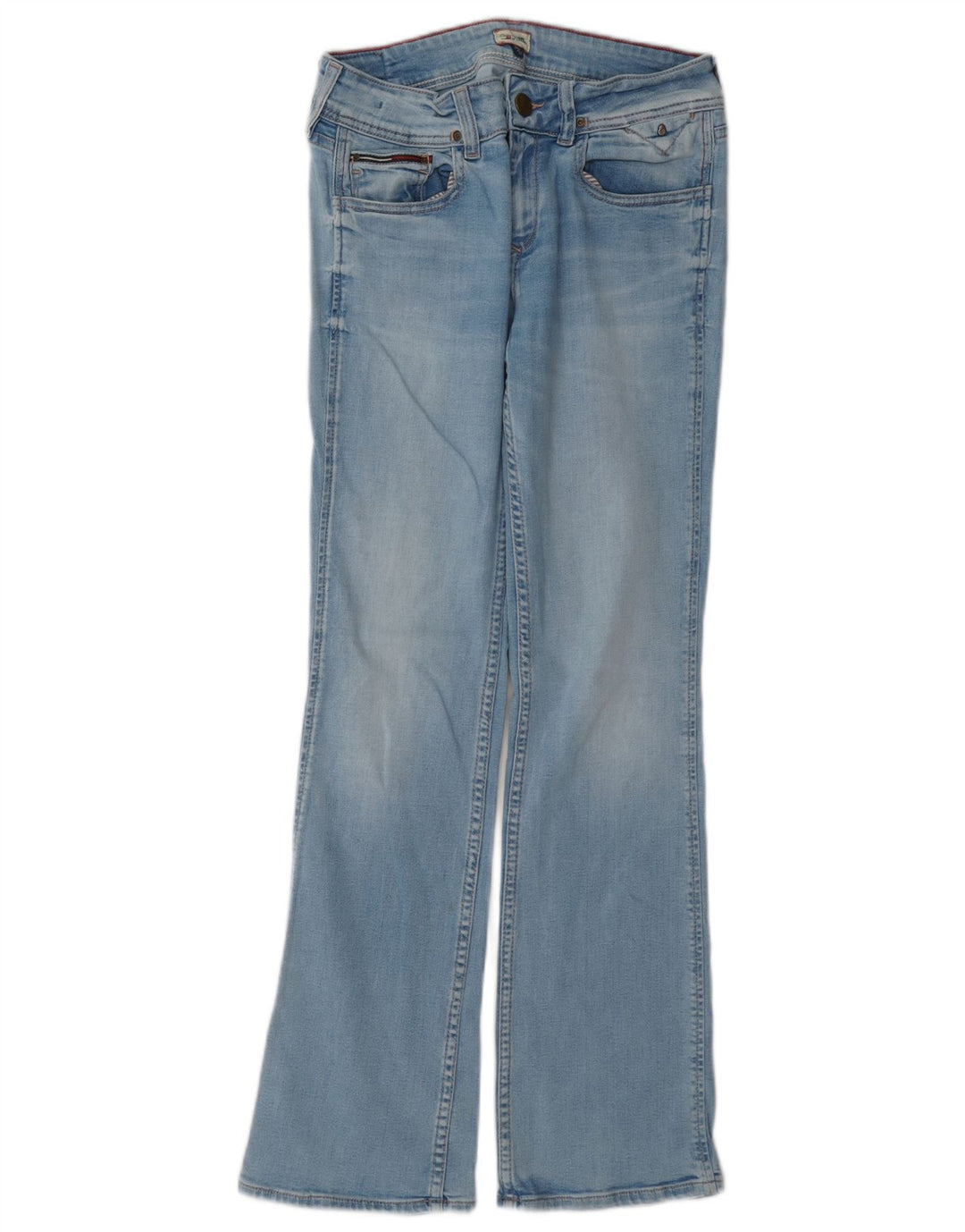 Tommy Hilfiger Dame Bootcut Jeans W29 L32 Blå Bomuld