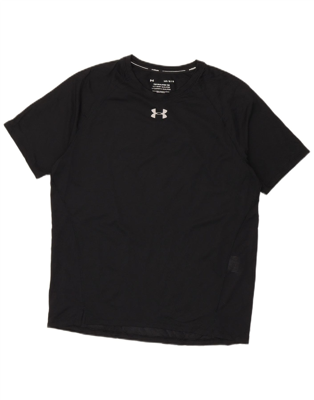 Under Armour Herre T-Shirt Top Stor Sort Polyester