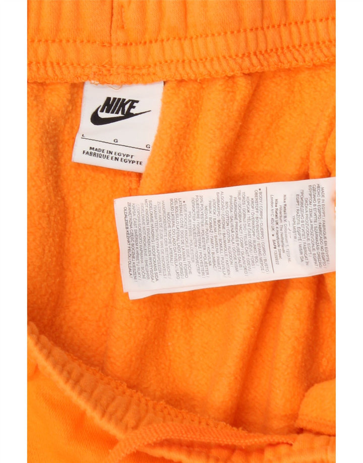 Nike Træningsdragt bukser til mænd Joggers Large Orange Bomuld