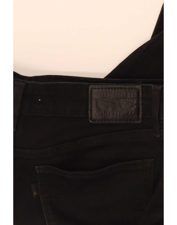 Levi's Dame 715 Bootcut Jeans W26 L32 Sort Bomuld