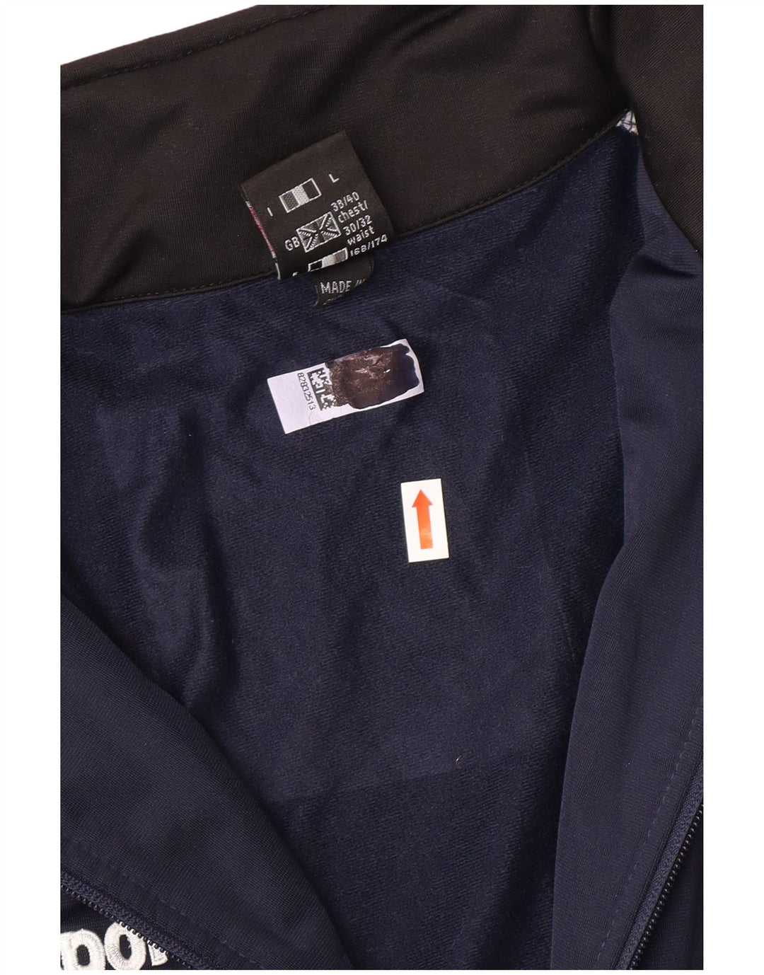 Uhlsport Træningsdragt til mænd Topjakke UK 38/40 Mellem marineblå polyester
