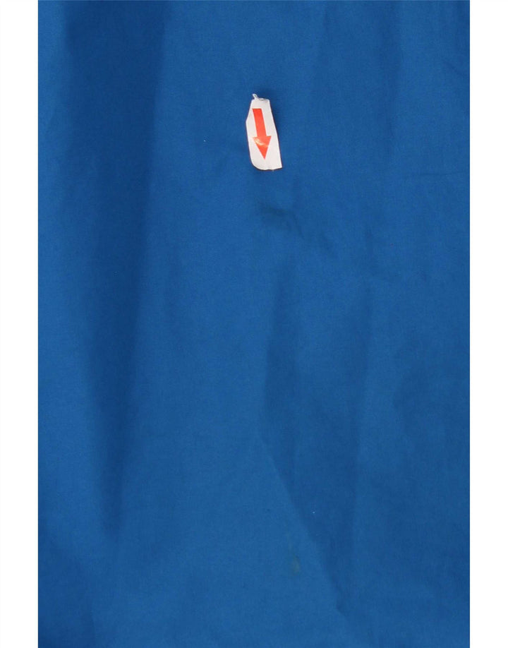 Helly Hansen Drenge Grafisk Hætte Regnjakke 13-14 År Blå Polyester